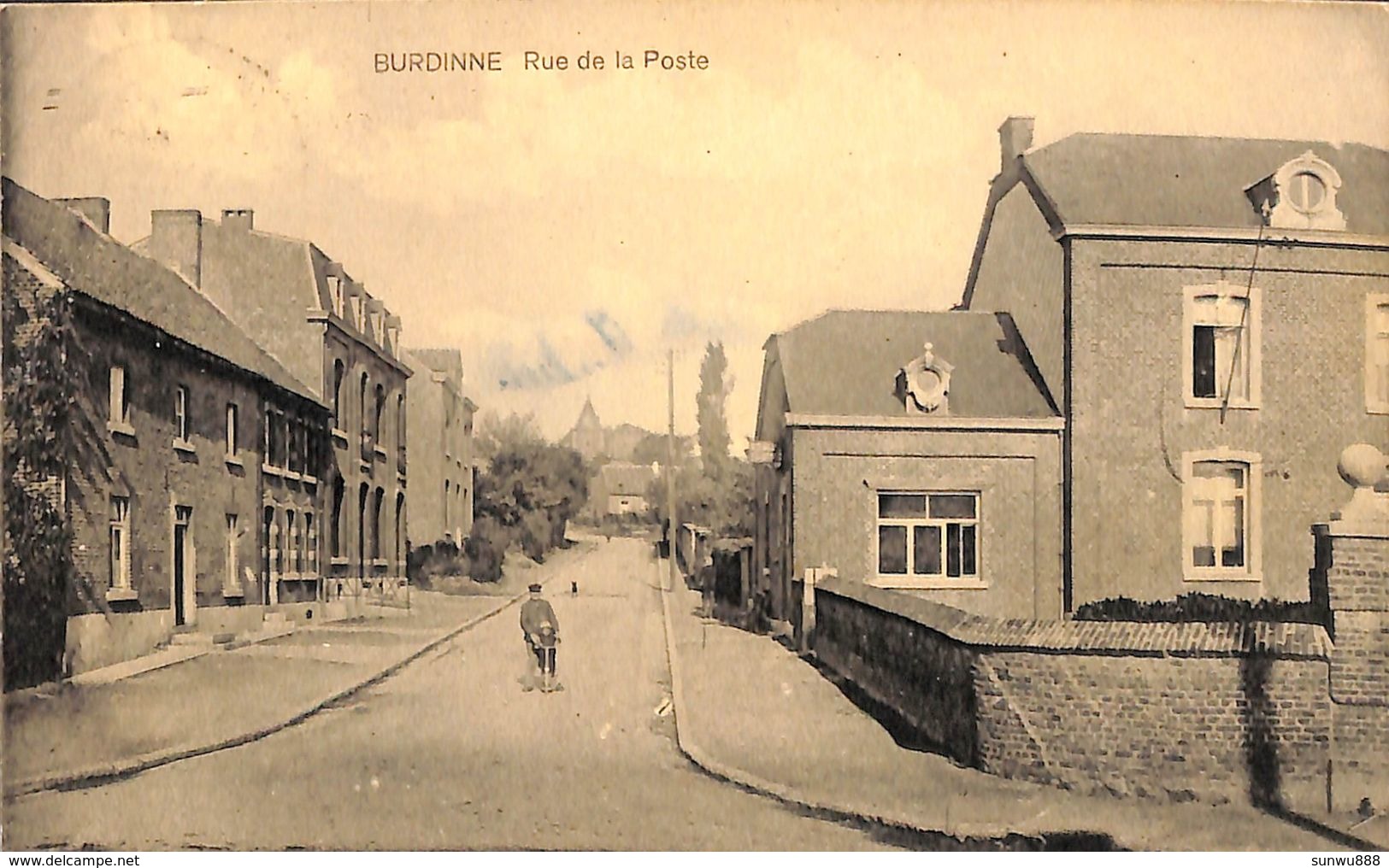 Burdinne - Rue De La Poste (belle Animation, Edit Melin) - Burdinne