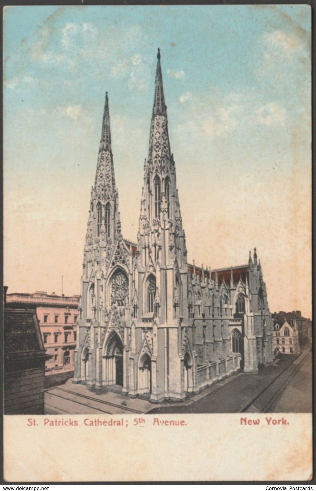 St Patrick's Cathedral, New York City, C.1905 - American News Co Postcard - Churches