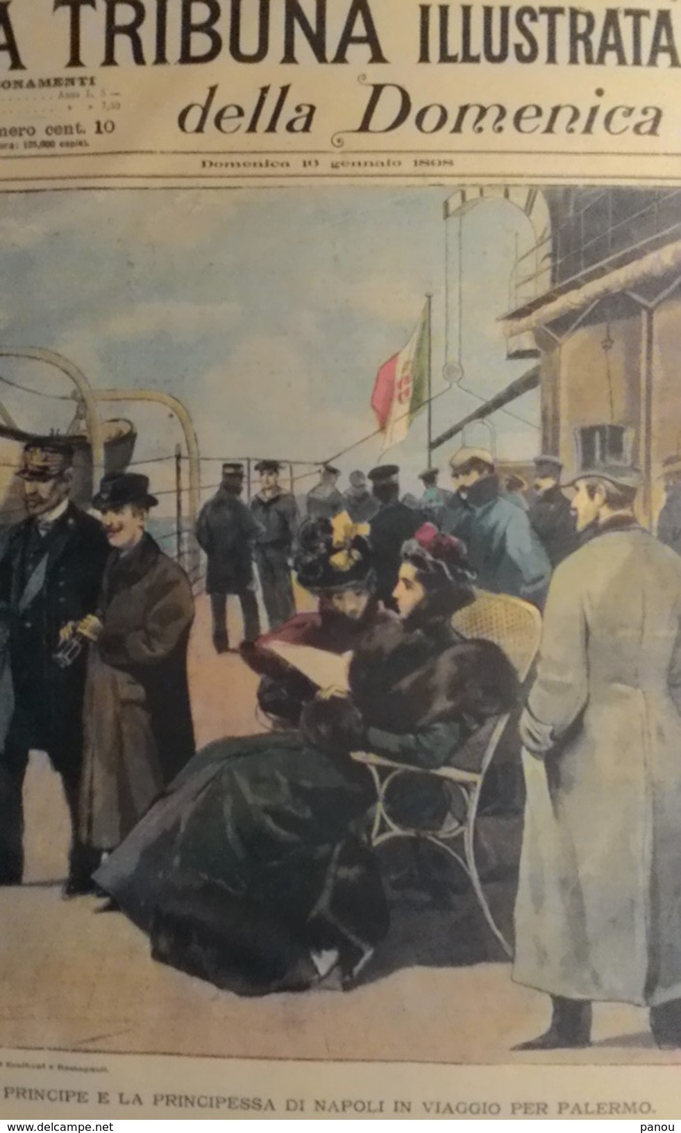 LA TRIBUNA ILLUSTRATA DE LA DOMENICA. 16 GENNAIO 1898. N.3. Napoli Palermo. Dreyfus - Before 1900