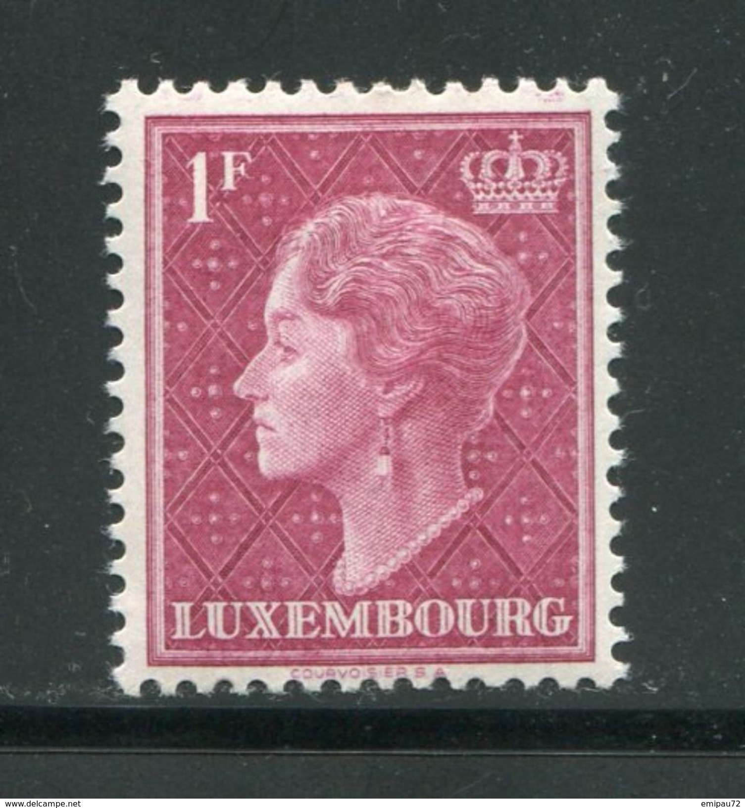 LUXEMBOURG- Y&T N°418- Neuf Avec Charnière * - 1948-58 Charlotte Linksprofil