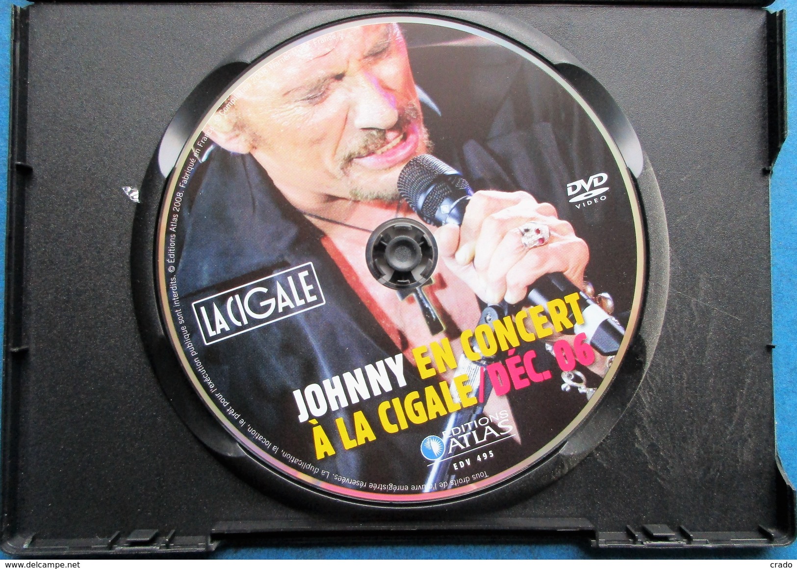 Vends DVD Johnny Hallyday En Concert à La Cigale Déc 06 - DVD Musicaux