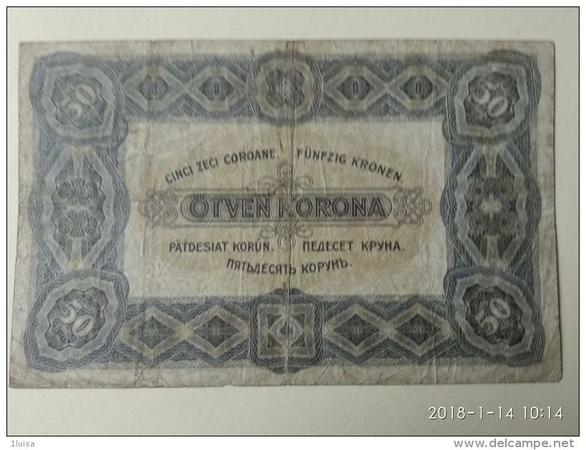 50 Korona  1920 - Ungheria