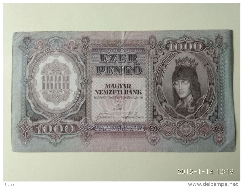 1000 Pengo 1943 - Ungarn