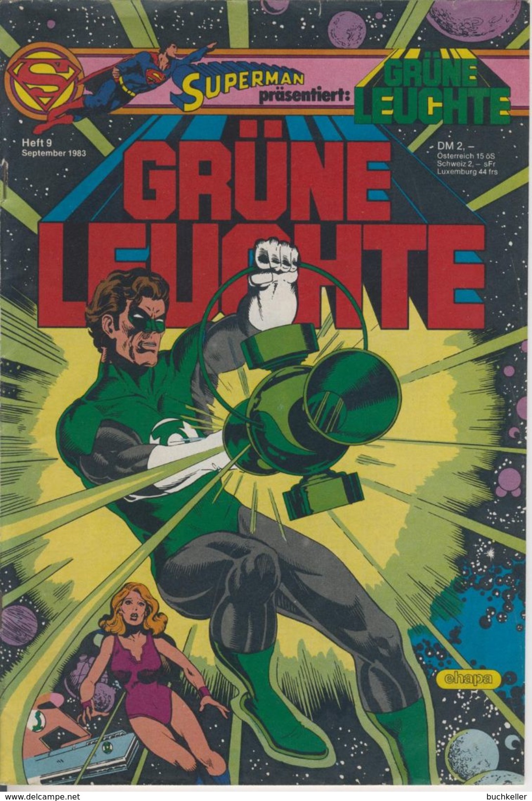 Grüne Leuchte Nr. 9 September 1983 Ehapa Verlag DC Comicheft - Altri & Non Classificati