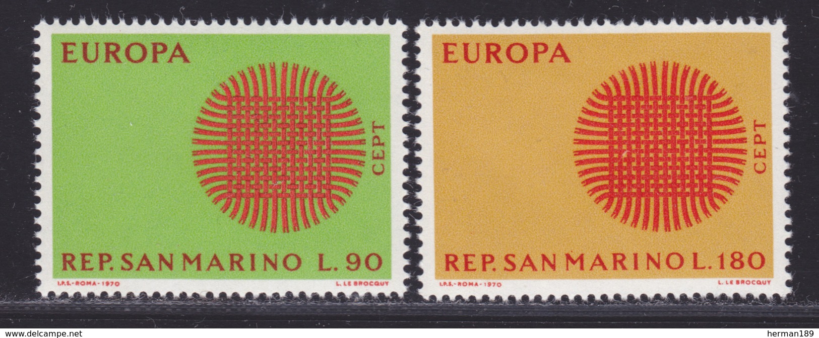 SAINT-MARIN N°  762 & 763 ** MNH Neufs Sans Charnière, TB (D4406) EUROPA - Neufs