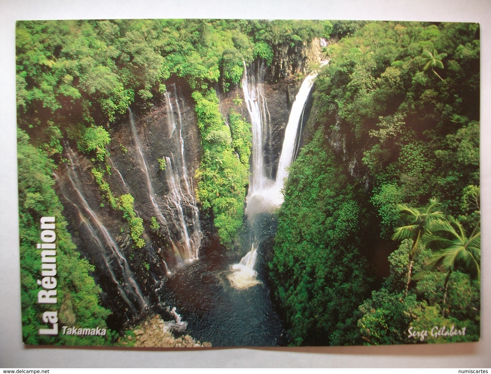 Carte Postale La Reunion - Takamaka -Les Chutes  ( Couleur Circulée ) - Saint Benoît