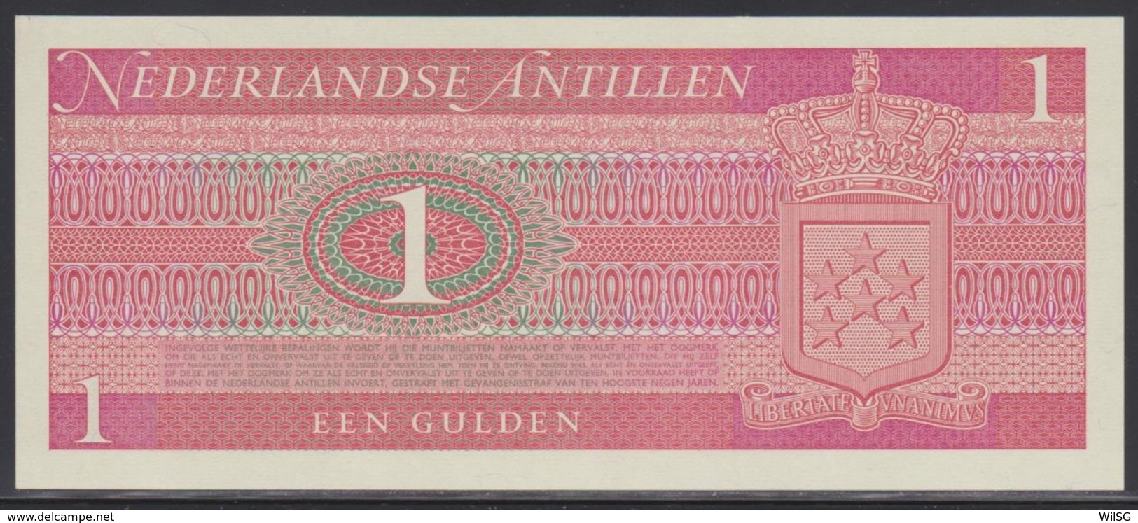 Netherlands Antilles 1 Gulden 08.09.1970 UNC - Niederländische Antillen (...-1986)