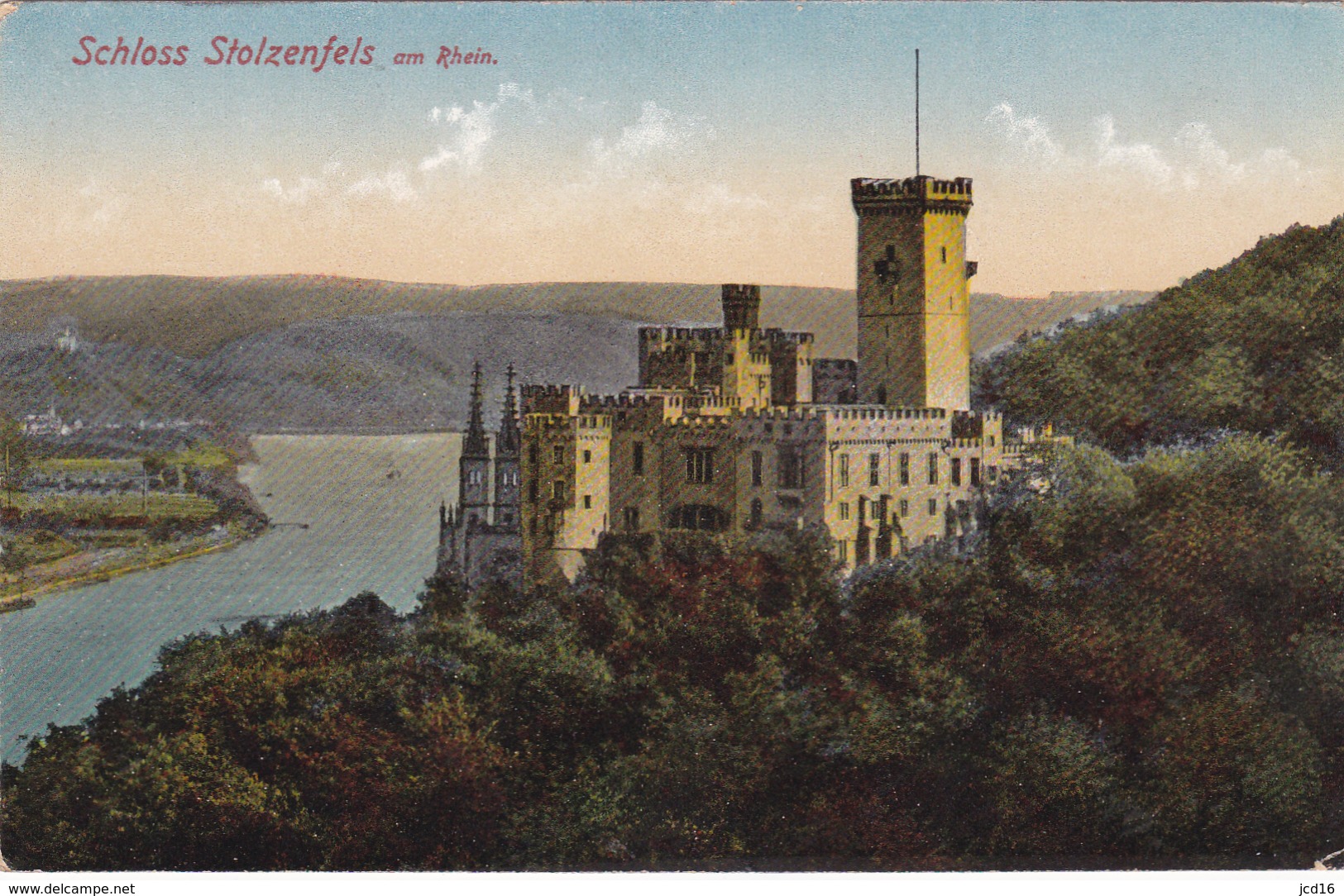 CPA ALLEMAGNE SCHLOSS STOLZENFELS Am Rhein Glaser N° 6368 - Lahnstein