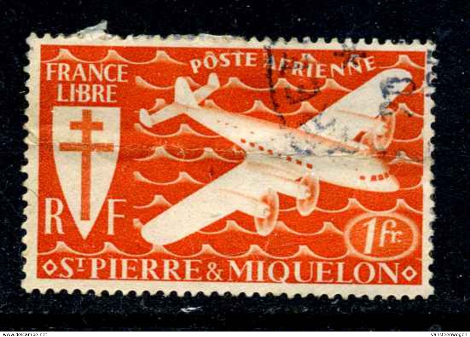 Saint Pierre Et Miquelon Y&T PA 4 ° - Used Stamps