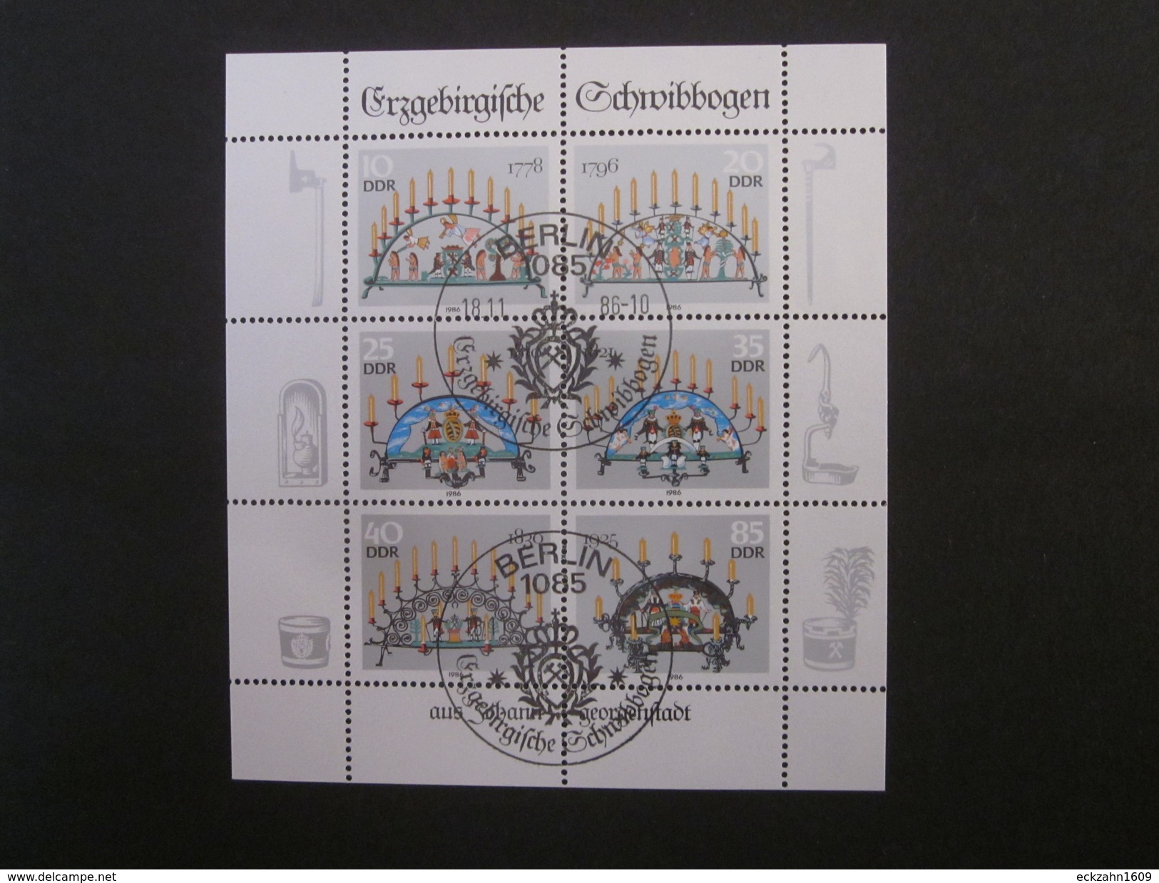 DDR Nr. 3057 - 3062 KLEINBOGEN Gestempelt (C1) - Gebraucht