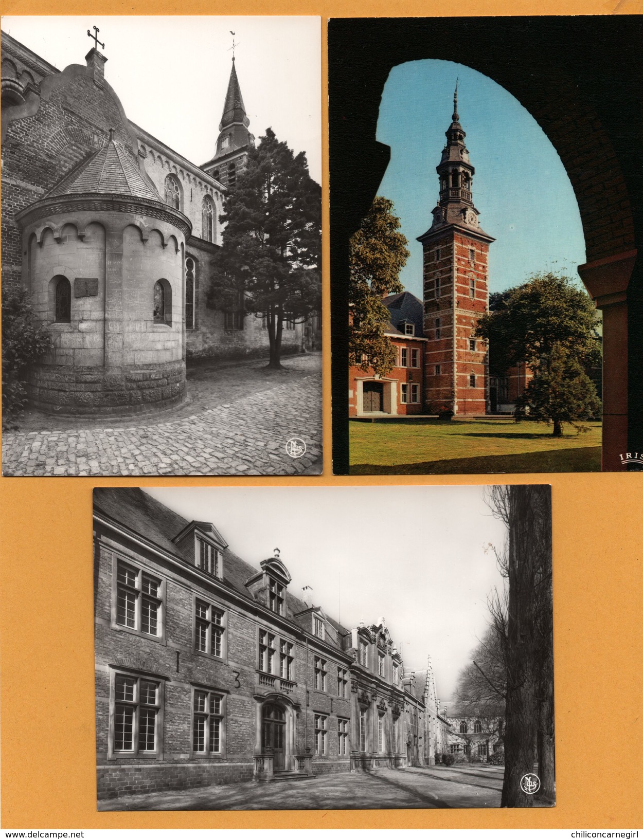 3 Cp - Abdij Postel - Romaanse Kerk - Voorgevel - Monument Verklaarde Beiaardtoren 1610 In Vlaamse - Norbertijner - NELS - Mol