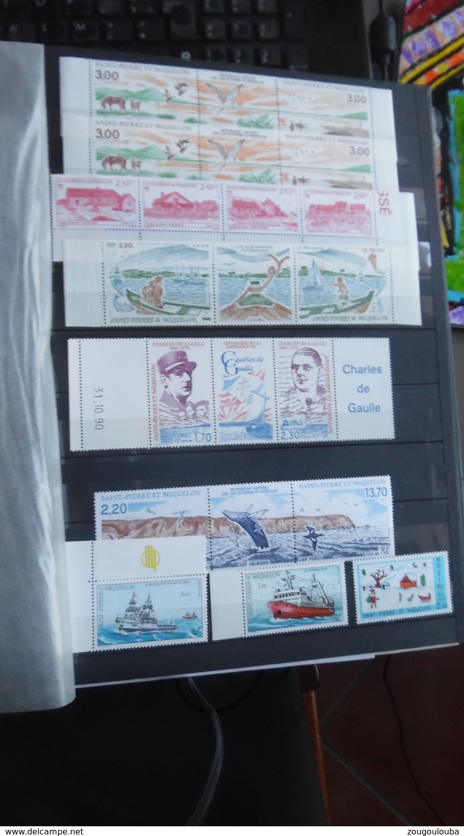 Lot De Timbre Neuf** Saint Pierre Et Miquelon Sous Faciale - Collections (sans Albums)