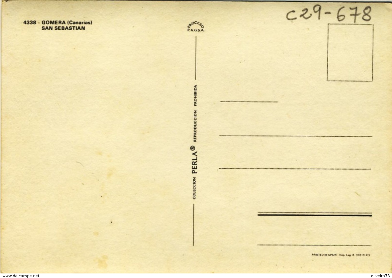 GOMERAS (CANARIAS) - San Sebastian - ESPAÑA - Gomera