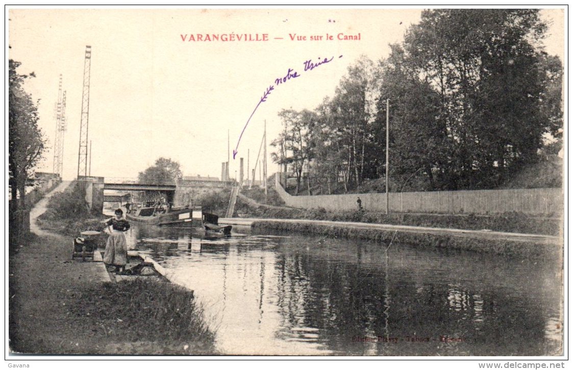 54 VARANGEVILLE - Vue Sur Le Canal - Other & Unclassified