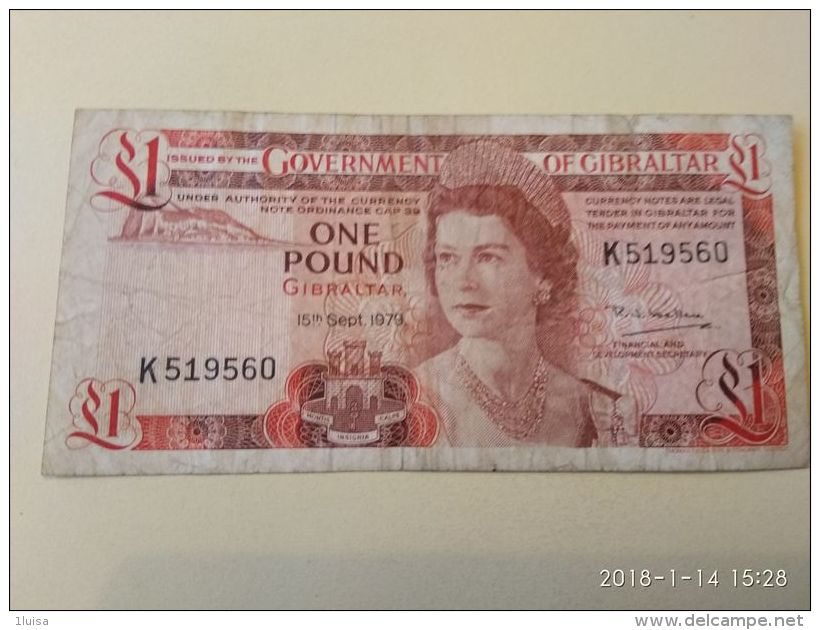 1 Pound 1979 - Gibraltar