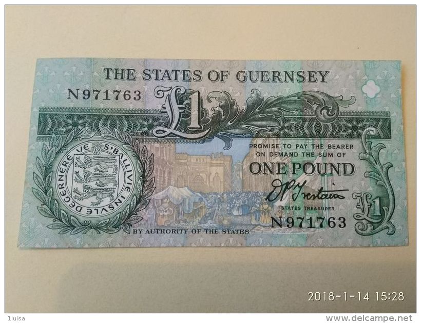 1 Pound 1991 - Guernesey