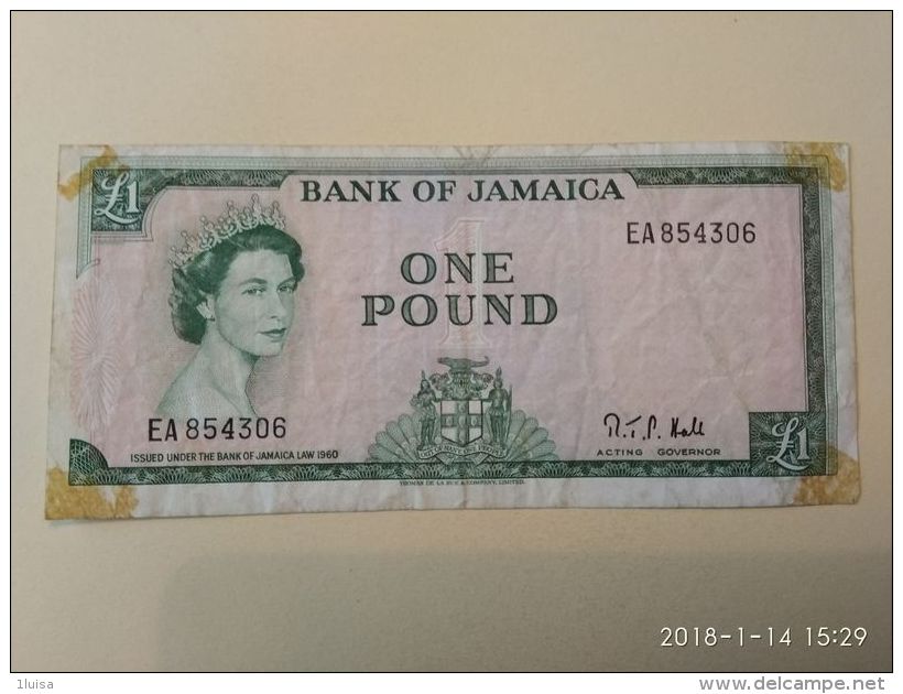 1 Pound 1960 - Jamaica