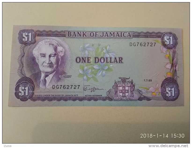 1 Dollar 1989 - Jamaique