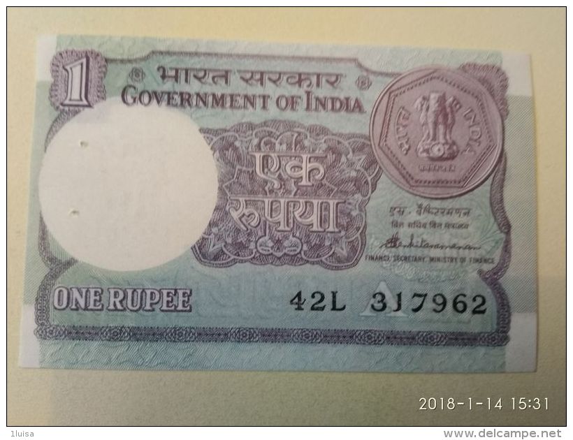 1 Rupia 1986 - India