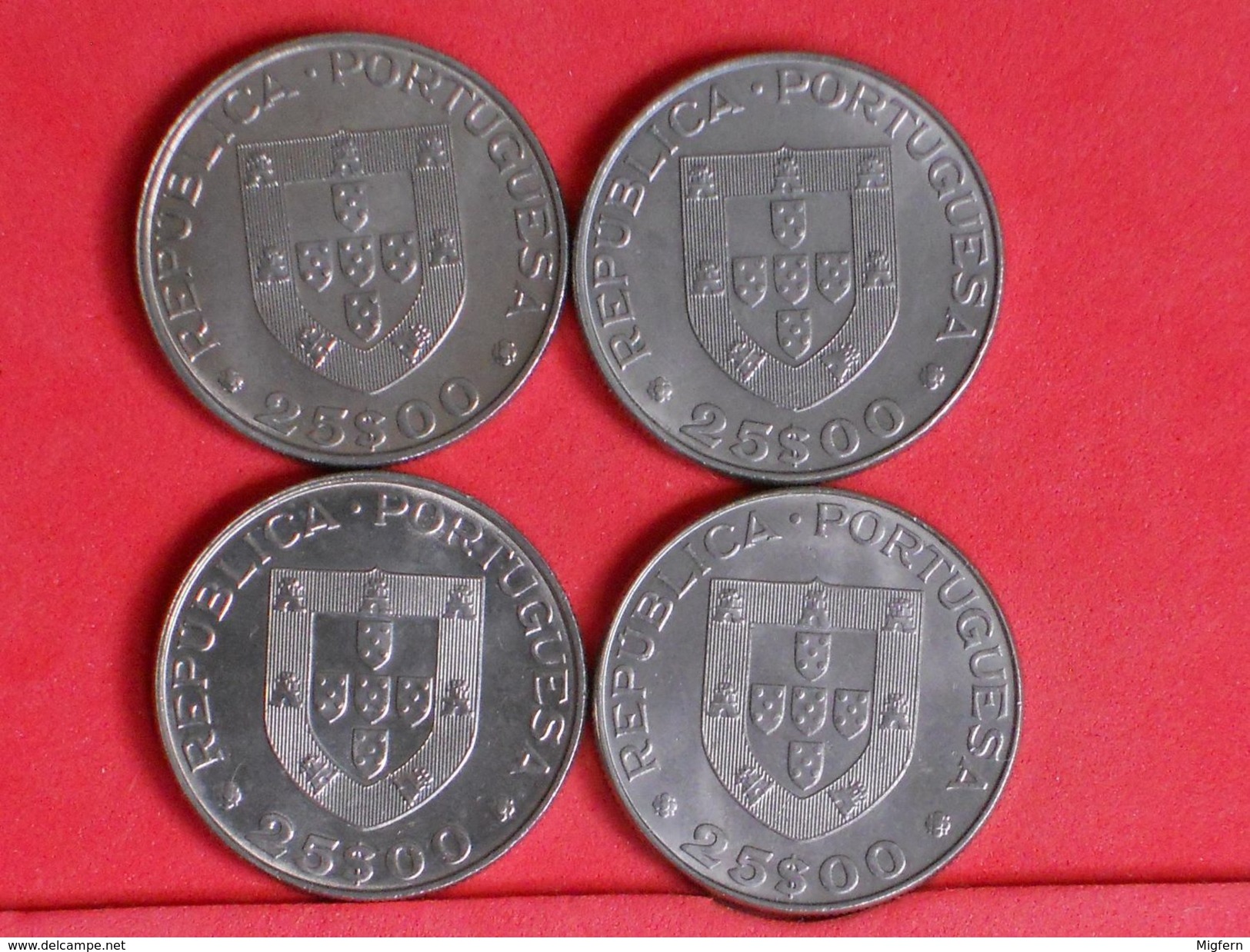 PORTUGAL    - LOT 4 COINS    - (Nº10467) - Portugal