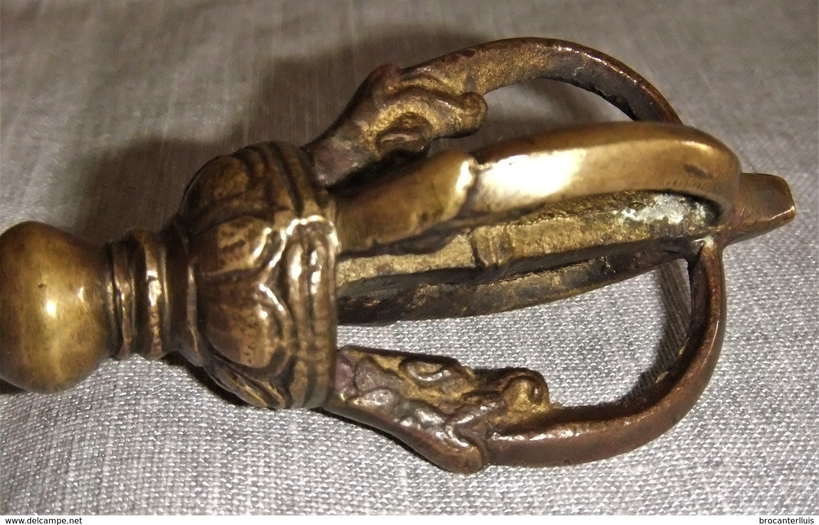 ANTIGUO DORJE O VAJRA TIBETANO    OLD DORJE FROM TIBET - Arte Asiático