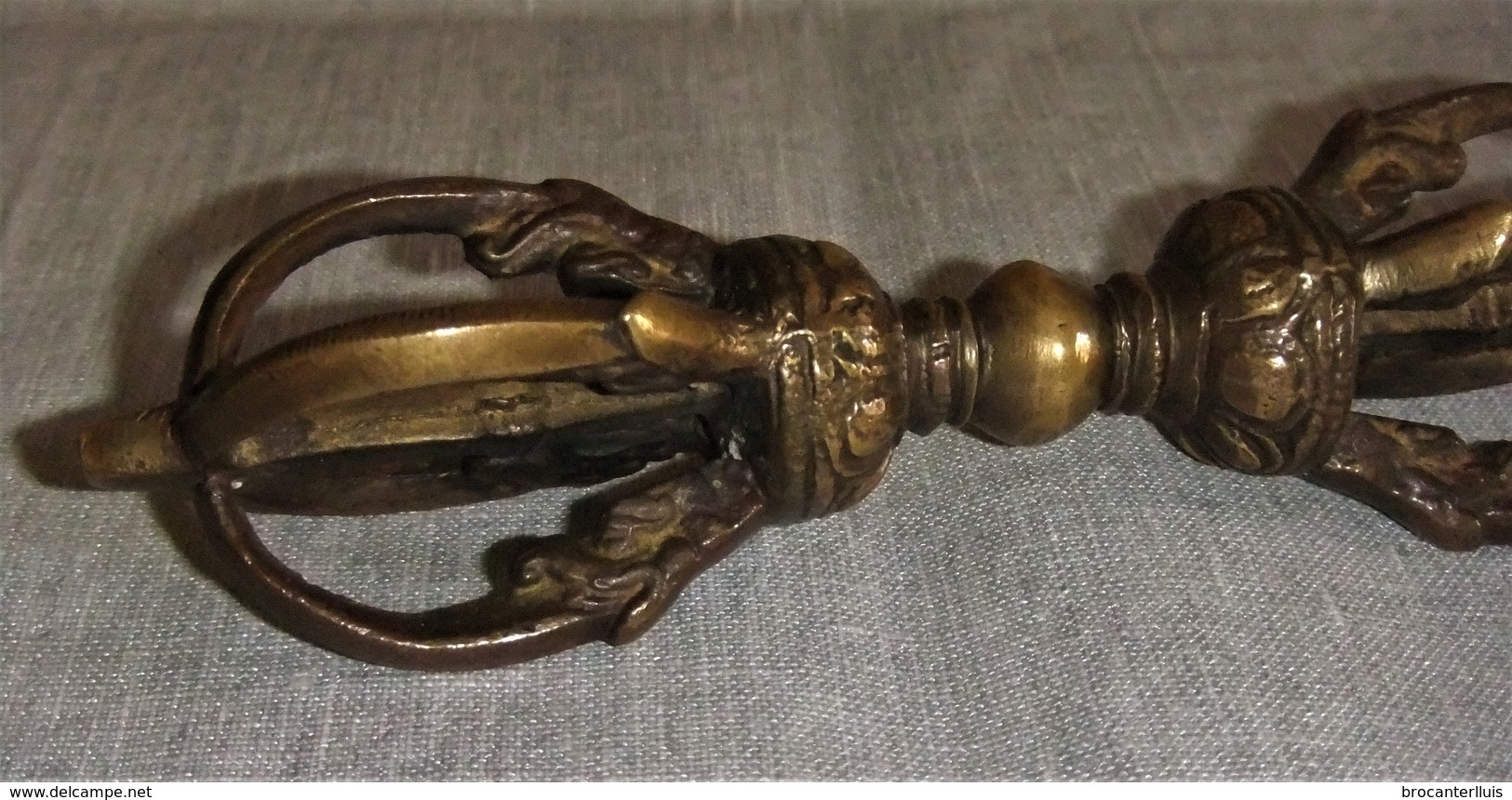 ANTIGUO DORJE O VAJRA TIBETANO    OLD DORJE FROM TIBET - Arte Asiático