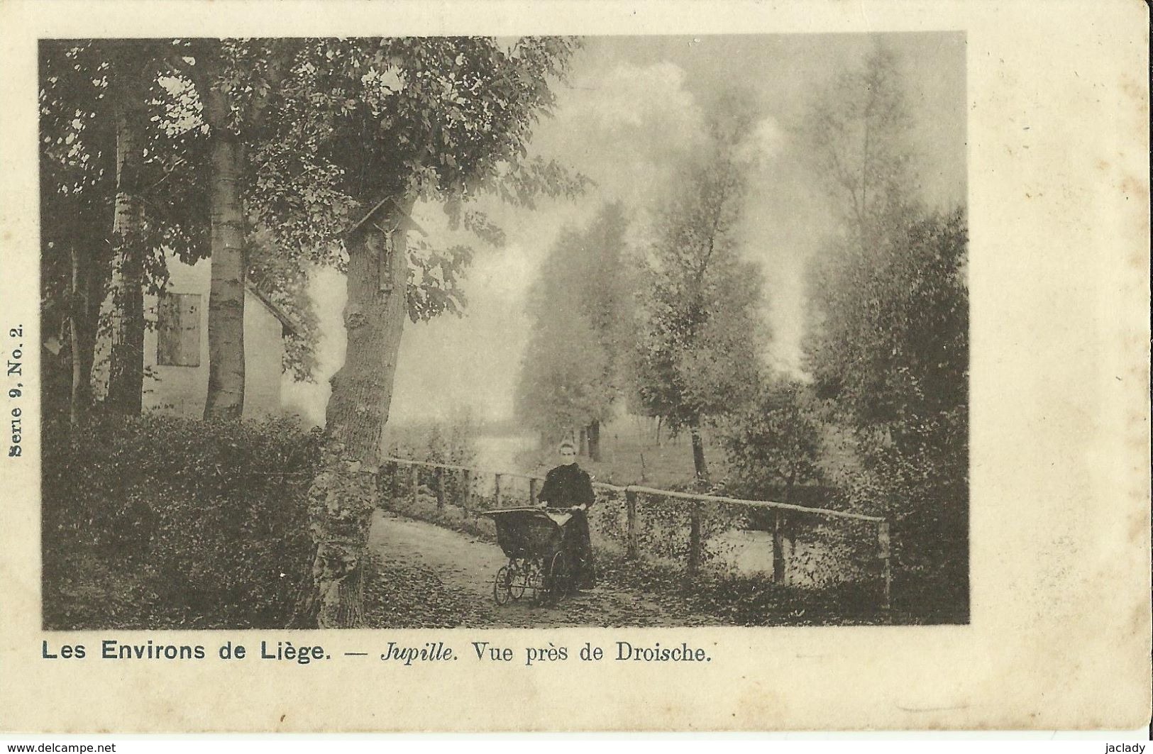 Les Environs De Liège -- Jupille - Vue Près De Droische.      ( 2 Scans ) - Liege