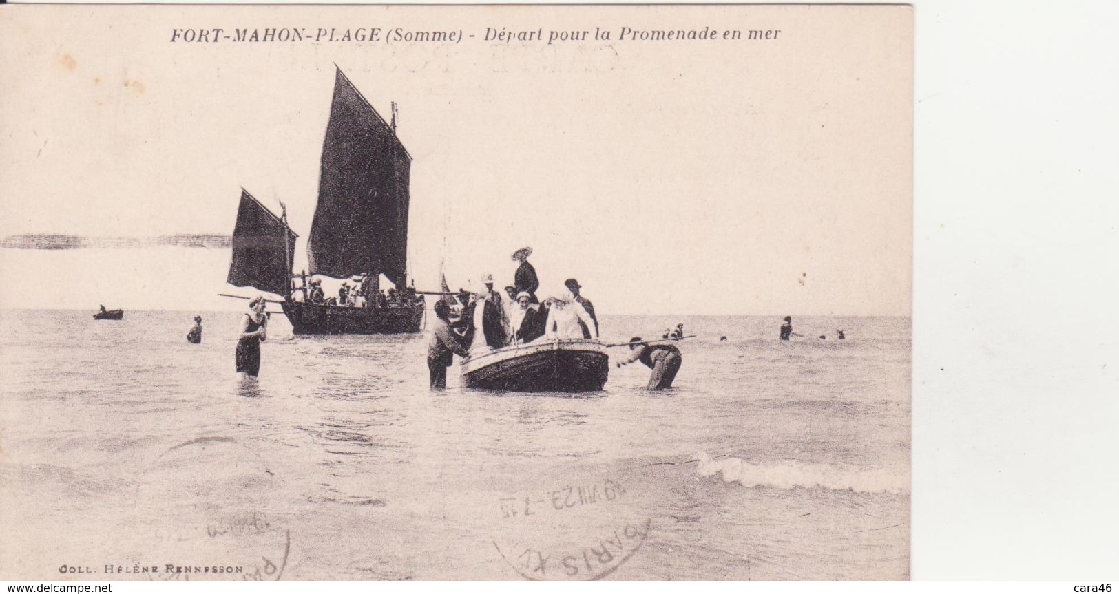 CPA -  FORT MAHON PLAGE - Départ Pour La Promenade En Mer - Fort Mahon