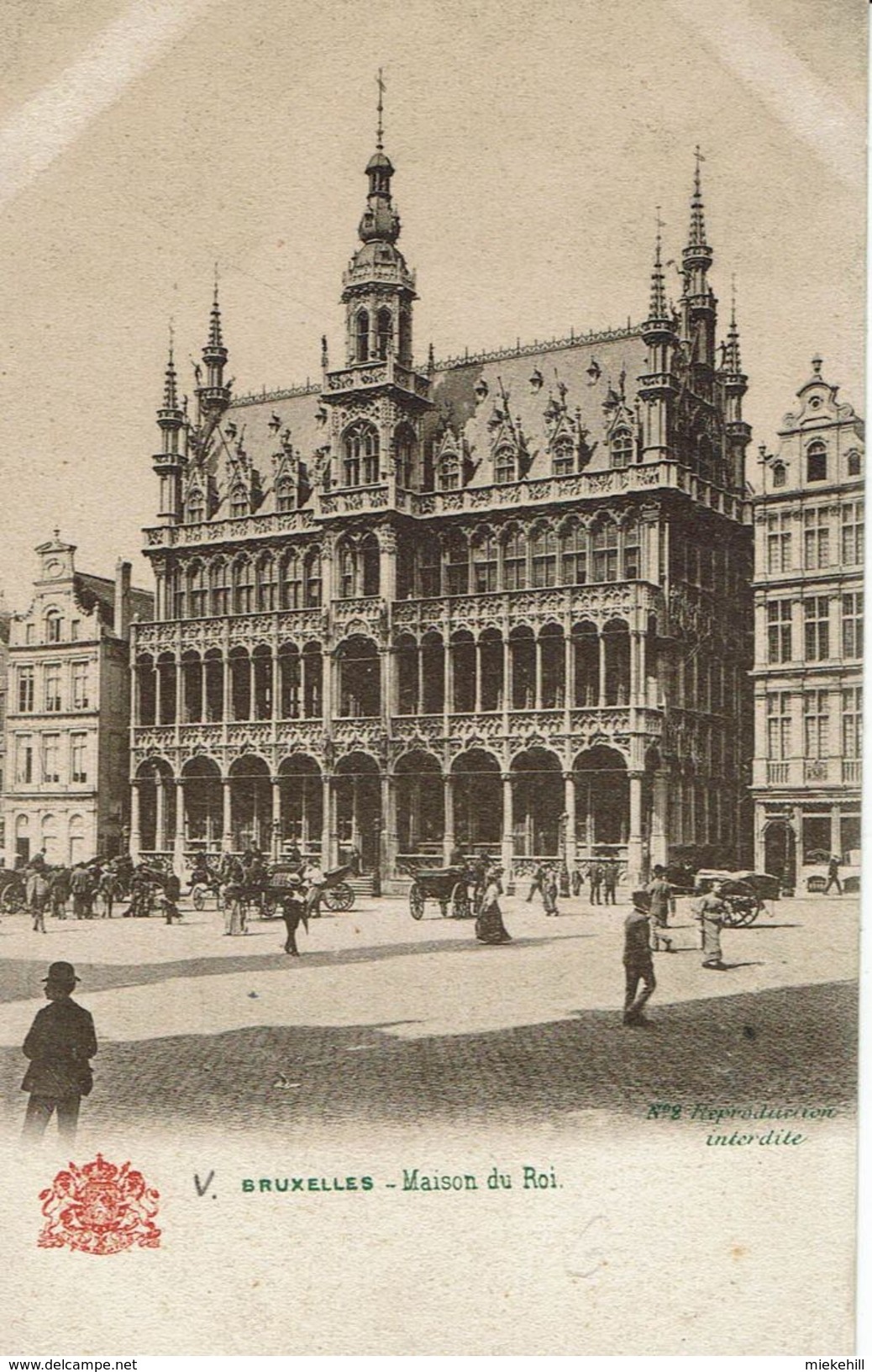 BRUXELLES-GRAND'PLACE MAISON DU ROI - Places, Squares