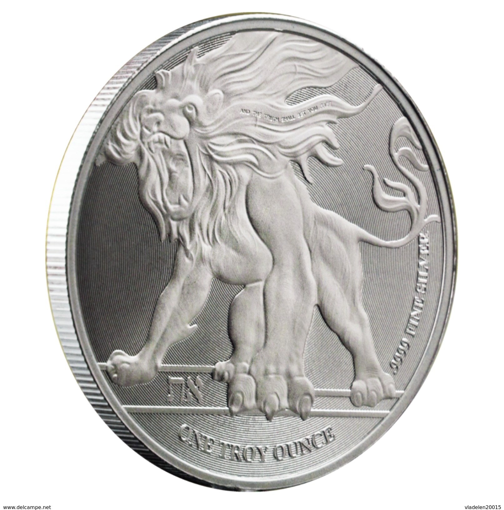 Coins Niue 2018 The Roaring Lion. Silver Coin 1 Ounce - Niue