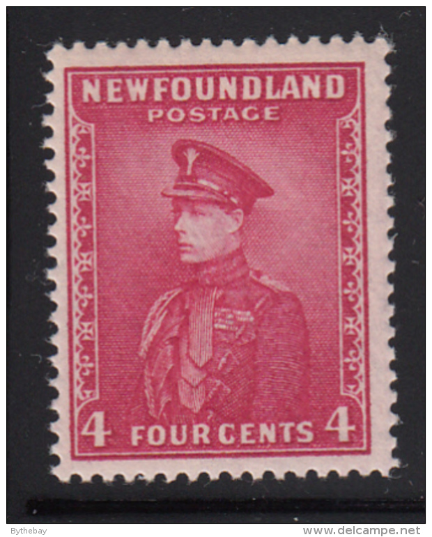 Newfoundland 1932-37 MNH Scott #189 4c Prince Of Wales, Rose Lake - 1908-1947