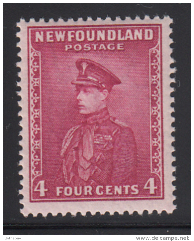 Newfoundland 1932-37 MH Scott #189 4c Prince Of Wales, Rose Lake - 1908-1947