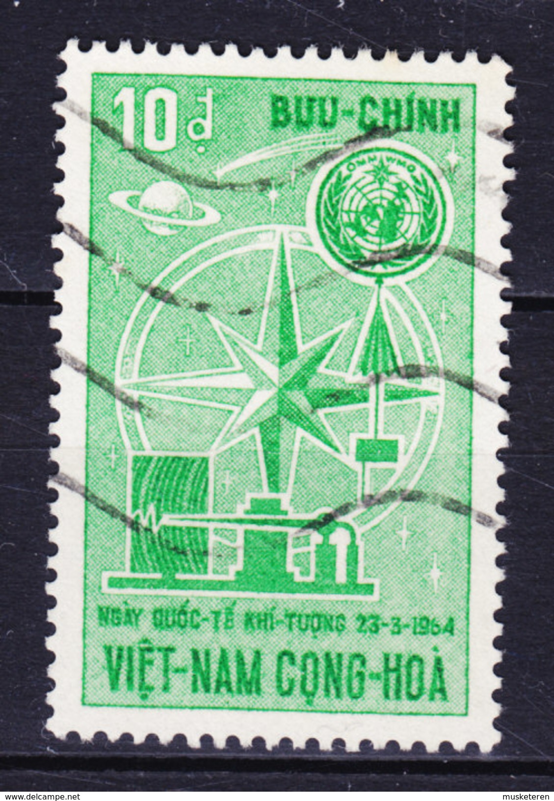 Vietnam South 1964 Mi. 315   3 D Welttag Der Meteorologie WMO - Vietnam