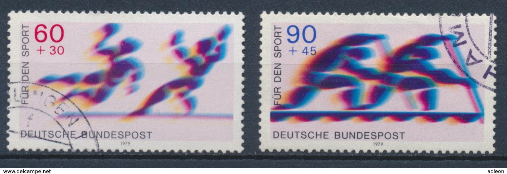 RFA - Pour Le Sport YT 848-849 Obl. / Bund -Sporthilfe Mi.Nr. 1009-1010 Gest. - Used Stamps