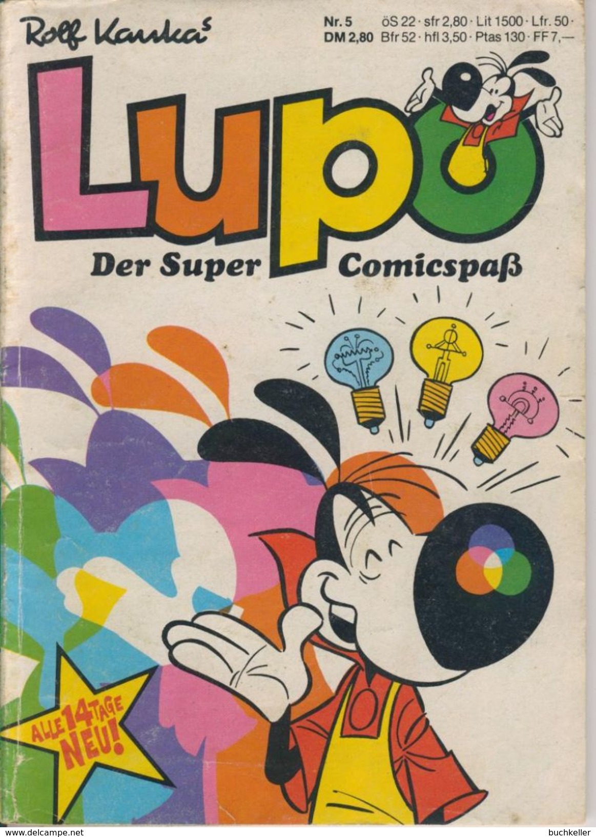 Lupo Taschenbuch (KB) Nr. 5 - Rolf Kauka - Comic (bekannt Aus Fix & Foxi) - Fix Und Foxi