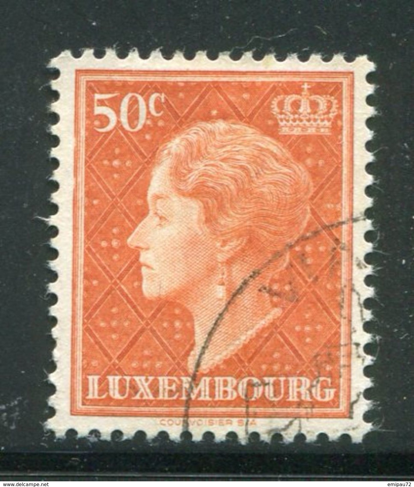 LUXEMBOURG- Y&T N°546- Oblitéré - 1948-58 Charlotte Left-hand Side