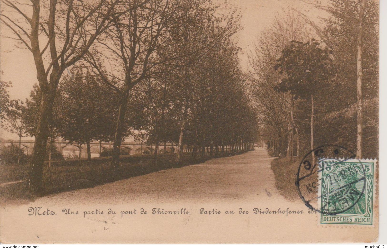 57 - METZ - UNE PARTIE DU PONT DE THIONVILLE - BOREK N° 17 - Metz