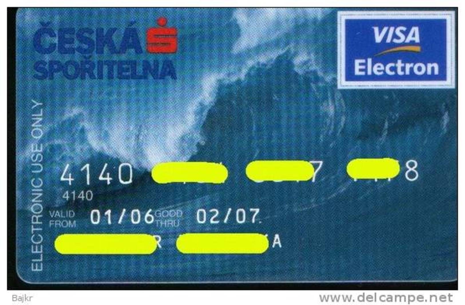 Czech Republic - Ceska Sporitelna - VISA - Cartes De Crédit (expiration Min. 10 Ans)