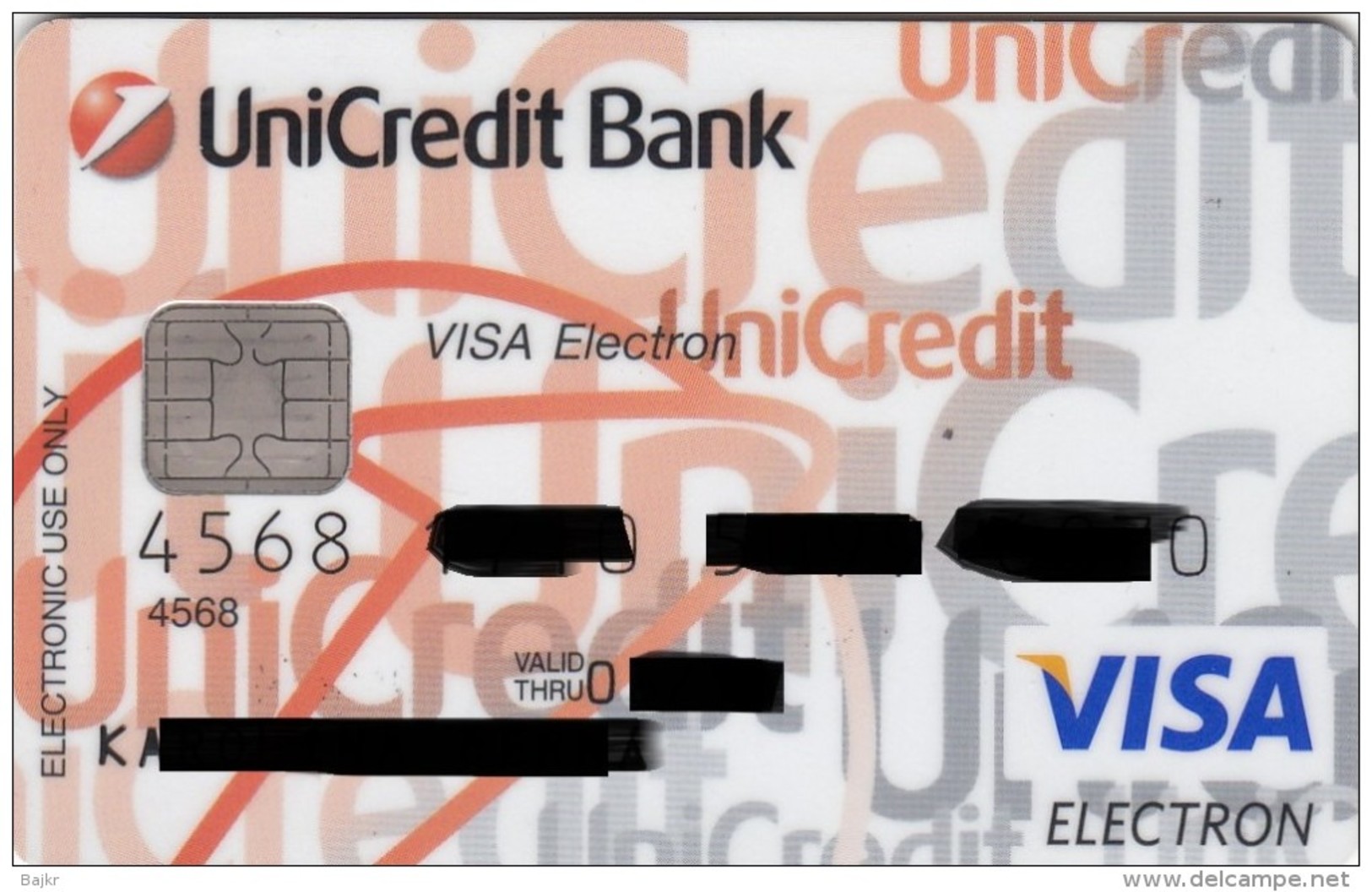 Czech Republic - UniCredit Bank - VISA Elektron - VISA Elektron - Geldkarten (Ablauf Min. 10 Jahre)