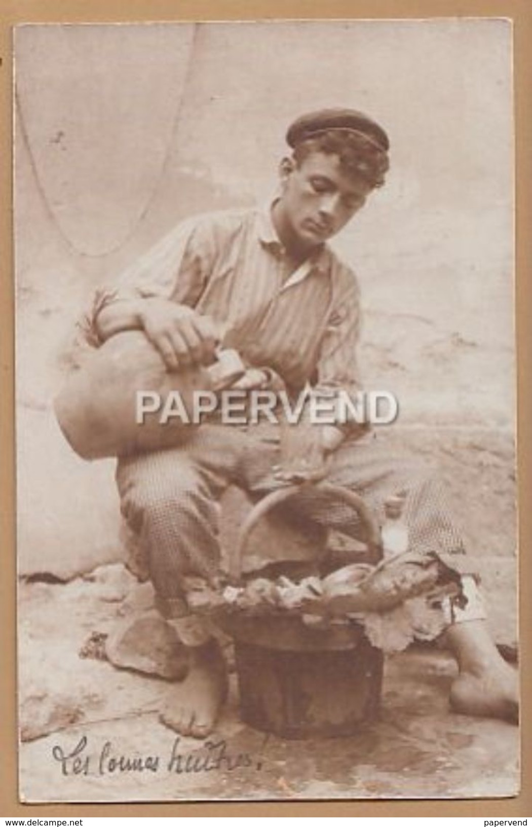 Italy NAPLES Probably  Oyster Vendor  RP  It238 - Napoli