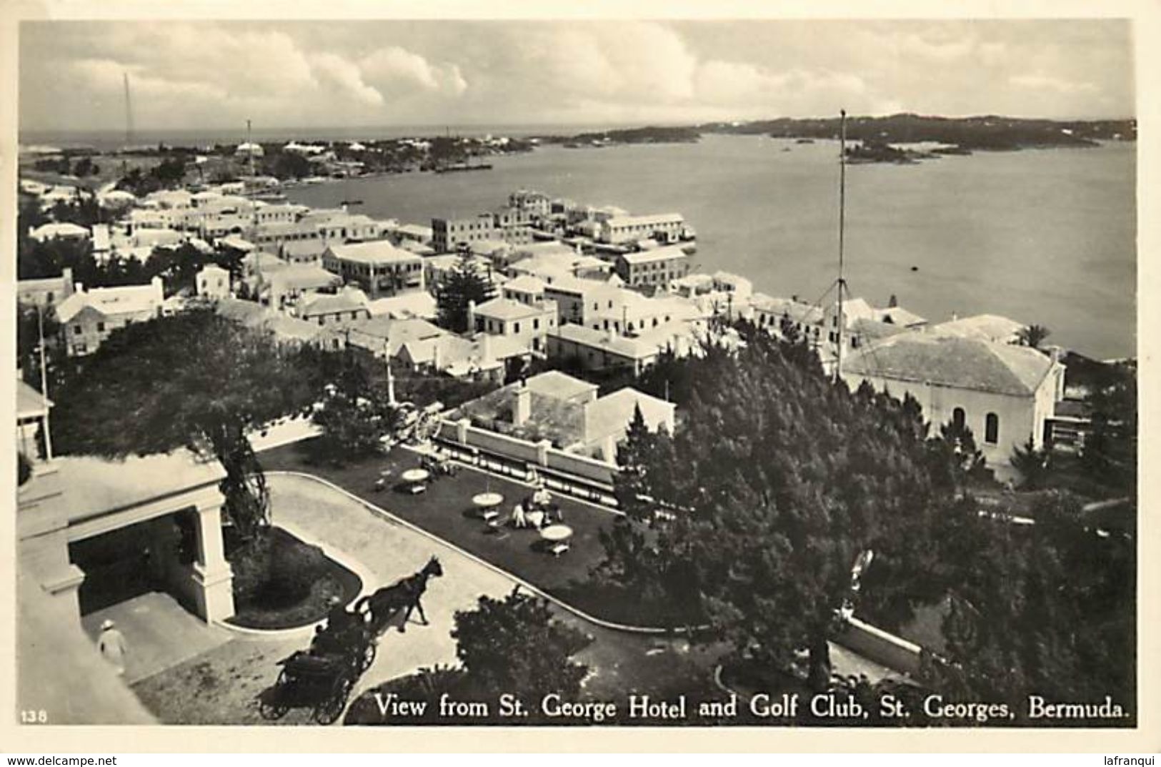 Pays Div-ref L12- Bermudes -bermuda -view From St Georges Hotel And Golf Club -st Georges - Bermuda -- - Bermudes