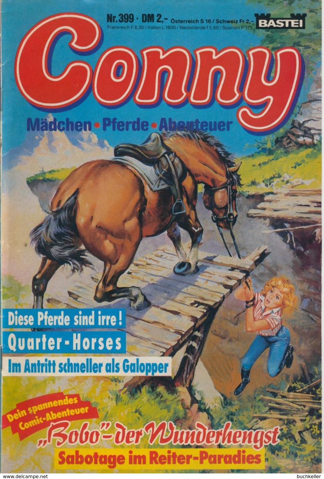 Conny Nr. 399 - Bastei Verlag - Comicheft - Andere & Zonder Classificatie