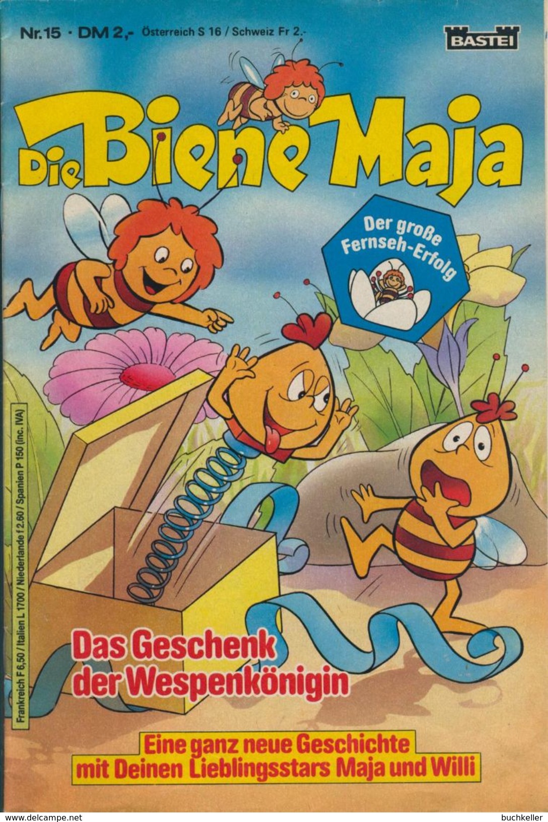 Die Biene Maja Nr. 15 - Bastei Verlag - Comicheft - Sonstige & Ohne Zuordnung