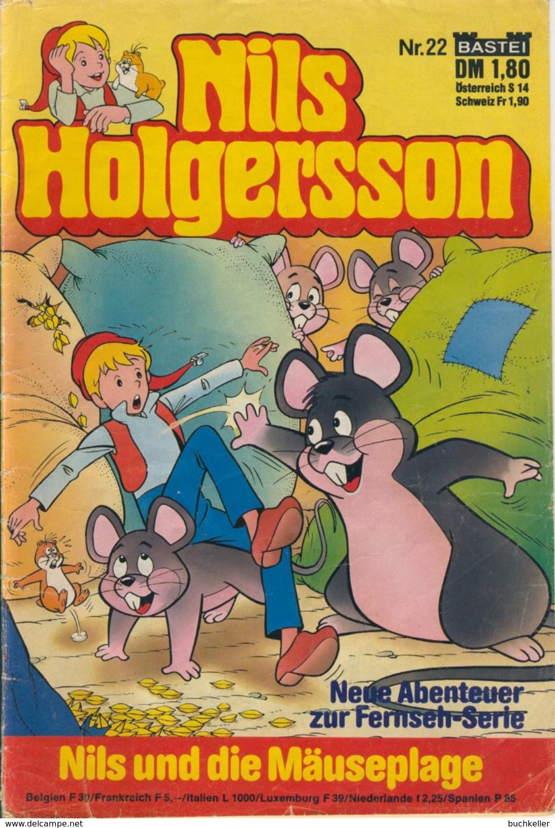 Nils Holgersson Nr. 22 - Bastei Verlag - Comicheft Nach Der TV-Serie - Andere & Zonder Classificatie