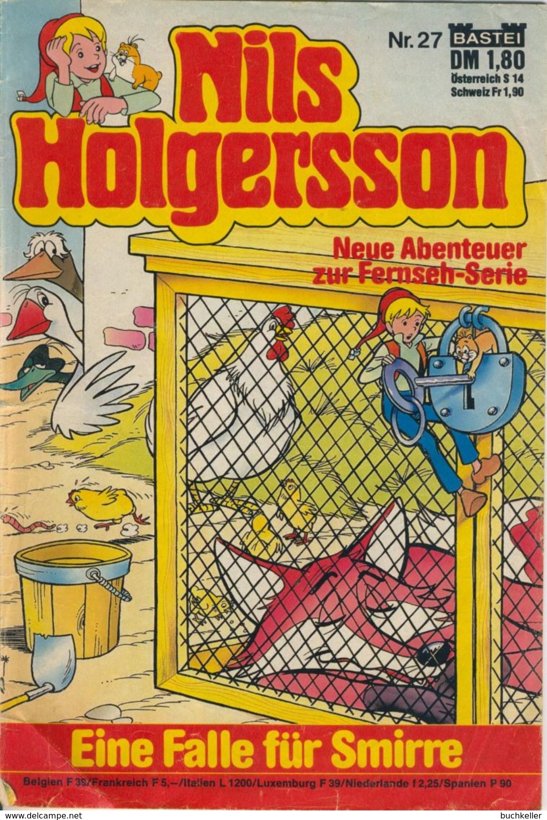 Nils Holgersson Nr. 27 - Bastei Verlag - Comicheft Nach Der TV-Serie - Other & Unclassified