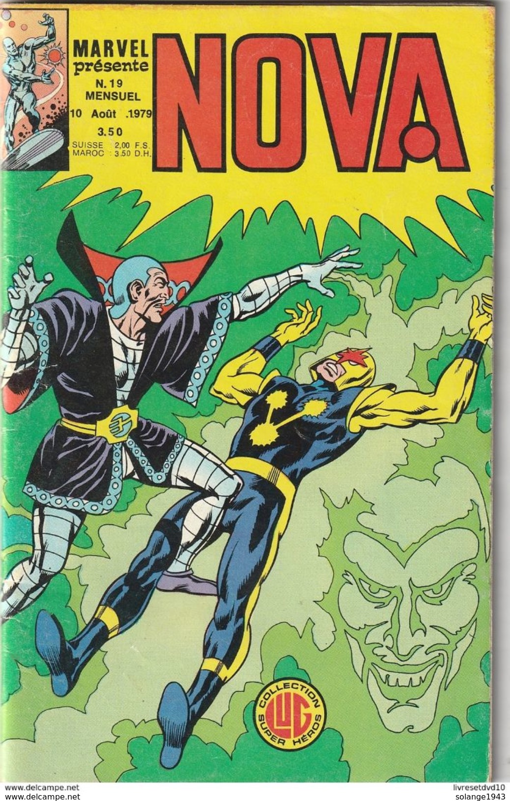 NOVA N° 19 Serie Marvel Surfer D Argent 1979 Poids 60 Gr " TTB état" - Nova