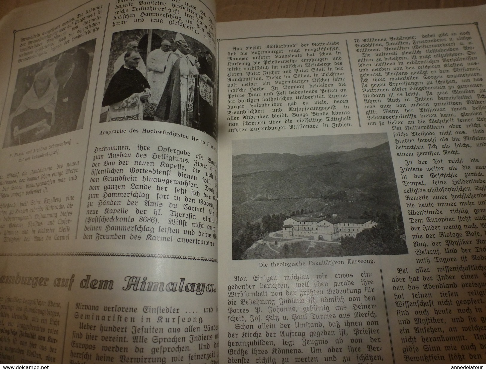 1937  MARIEN KALENDER ----> Luxemburg ; Ulflingen; Lebensweisheiten;Das Sühnekreuz;Humoristisches;etc