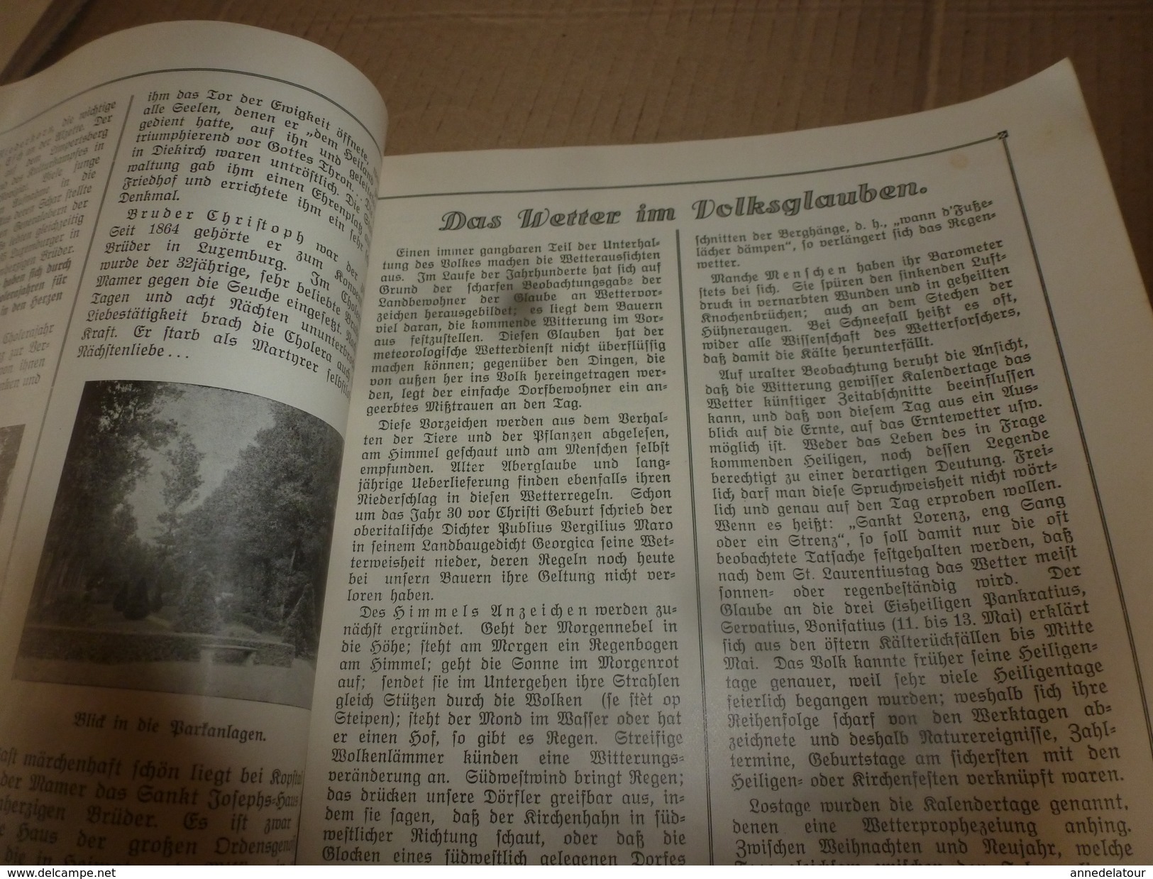 1937  MARIEN KALENDER ----> Luxemburg ; Ulflingen; Lebensweisheiten;Das Sühnekreuz;Humoristisches;etc