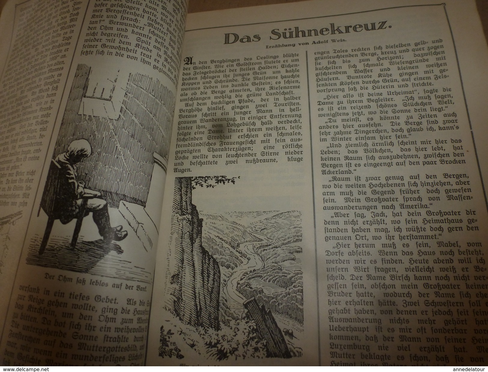 1937  MARIEN KALENDER ----> Luxemburg ; Ulflingen; Lebensweisheiten;Das Sühnekreuz;Humoristisches;etc
