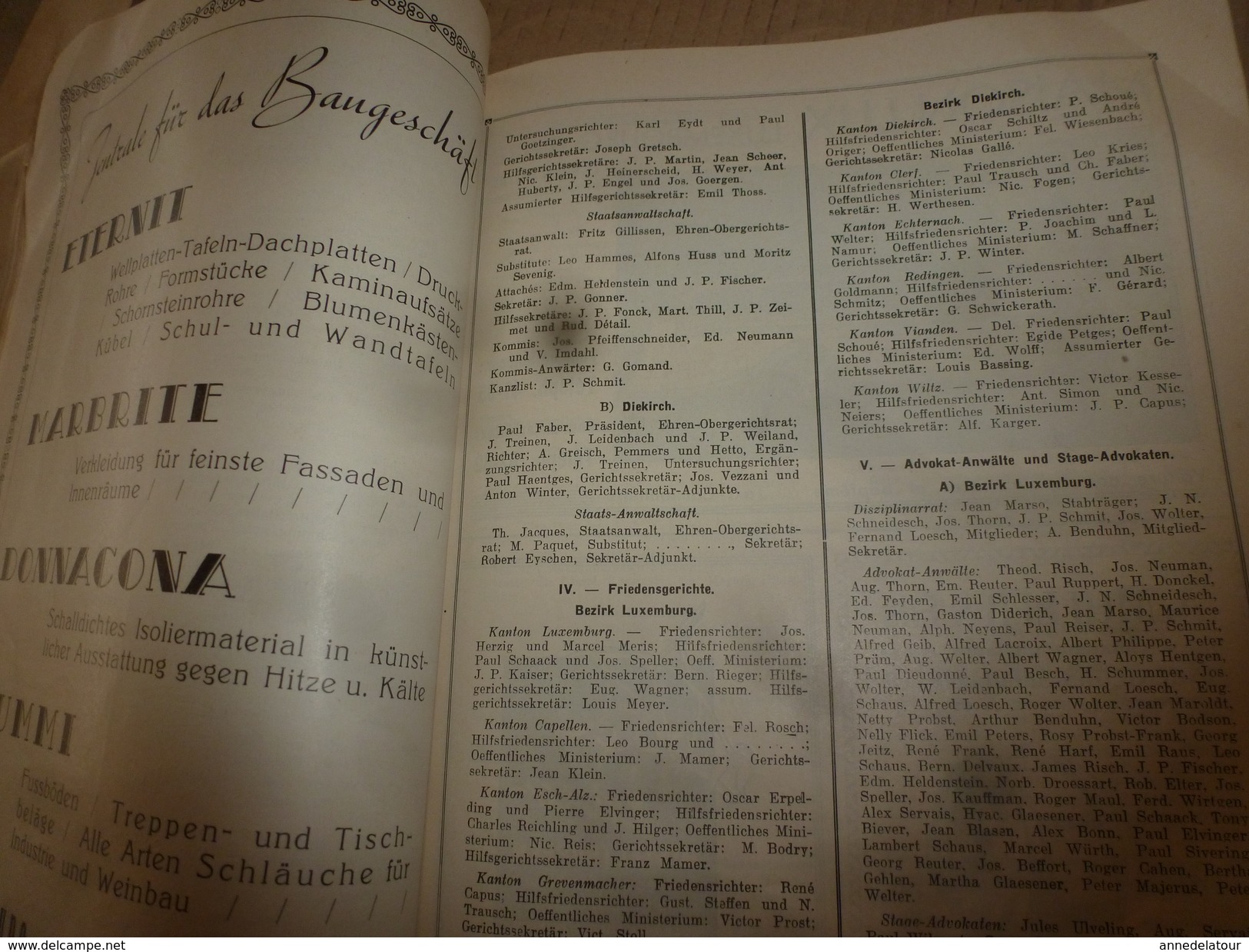 1937  MARIEN KALENDER ----> Luxemburg ; Ulflingen; Lebensweisheiten;Das Sühnekreuz;Humoristisches;etc